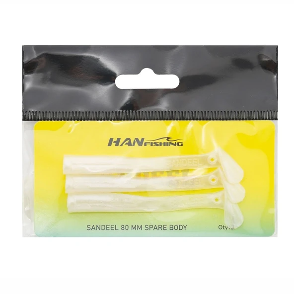 Hanfish Sandeel Silikon 8cm Gövde LRF Silikon Yem - Resim 2