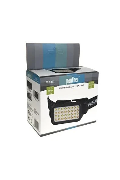 PANTHER PT-5222 ŞARJLI USB KAFA LAMBASI - Resim 2