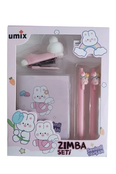 Umix Sevimli Tavşan Kırtasiye Zımba Seti ürün görseli 1