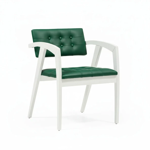 Rowan Kolçaklı Modern Ahşap Sandalye - Resim 4
