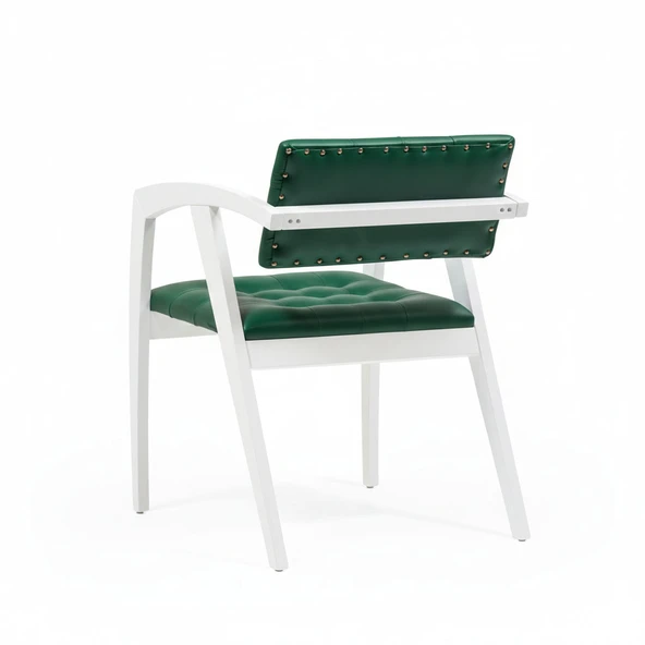 Rowan Kolçaklı Modern Ahşap Sandalye - Resim 6