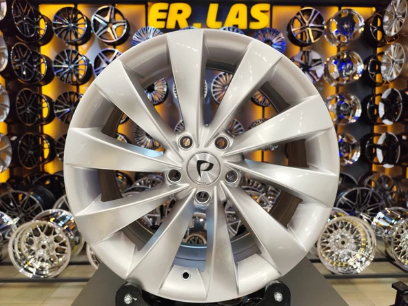 4 Adet BK-438 7.5*17 5*112 ET45 57.1 HYP SILVER XL JANT  (Takım) ürün görseli 1