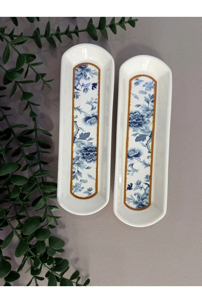 Yiğit Seramik Züccaciye Bluekitchen Model 2 Parça Orta Oval / Zeytinlik ürün görseli 1