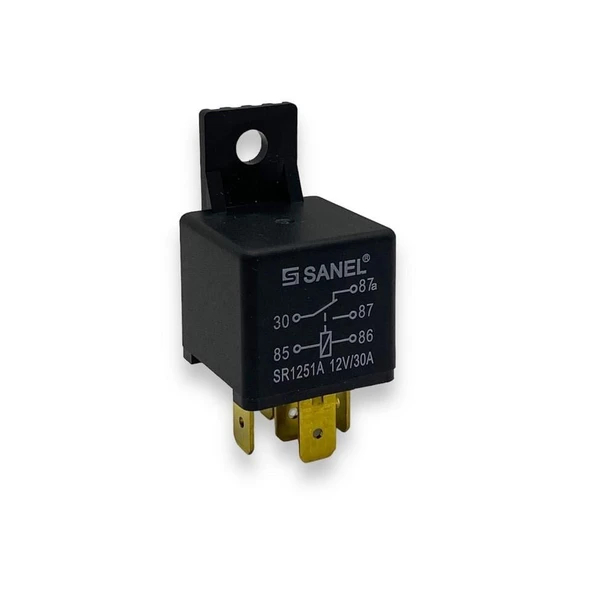 SANEL 12V RÖLE 5 UÇLU 30 A ürün görseli 1