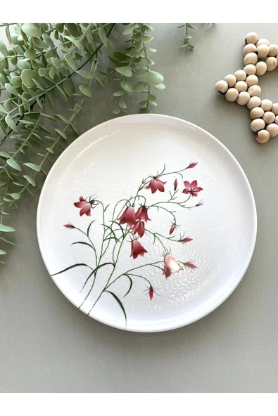 Yiğit Seramik Züccaciye Fushia Çiğdem Model 26 cm Servis&Sunum Tabağı ürün görseli 1