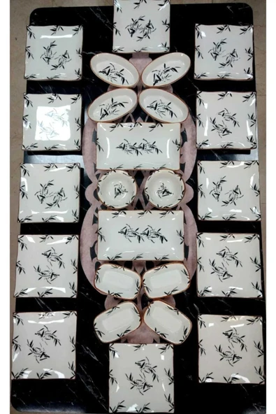 Borser Zeytin Dalı 12 Kişilik 24 Parça Kahvaltı Takımı ürün görseli 1