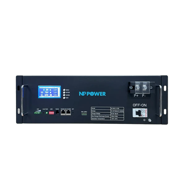 NP Power 51.2V 100Ah Lityum (LiFePO4) Batarya ürün görseli 1