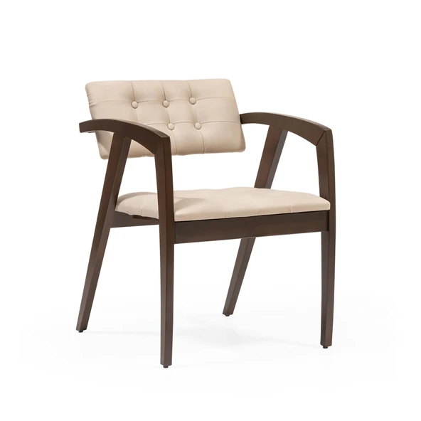 Rowan Kolçaklı Modern Ahşap Sandalye - Resim 10