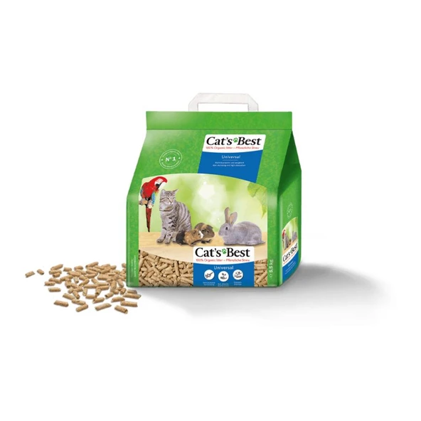 Cats Best Kedi ve Küçük Evcil Hayvanlar İçin Universal Pelet 20 L ürün görseli 1