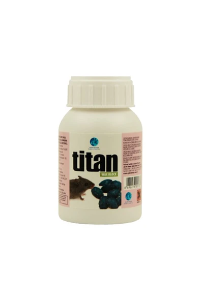 Aydın Kimya Titan Wax Block 4 Gr'lık Blok Fare Zehri 100 Gr ürün görseli 1