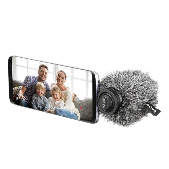 Boya BY-DM100 Type-c Girişli Telefon Mikrofonu - Resim 4