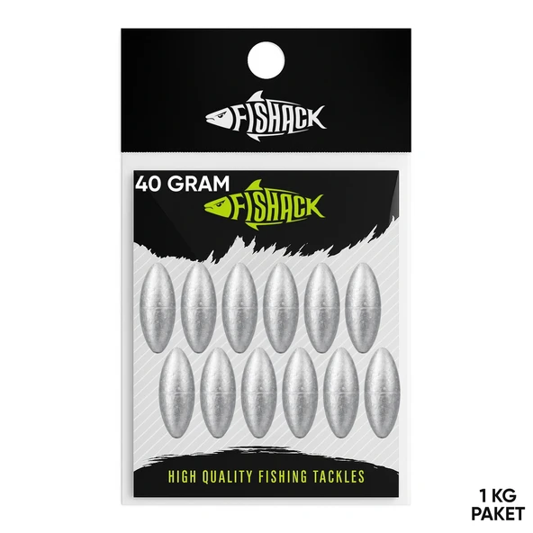 Gezer Olta Kurşunu - Kıstırma (Zeytin) Kurşun - 40 Gram - 1KG ürün görseli 1