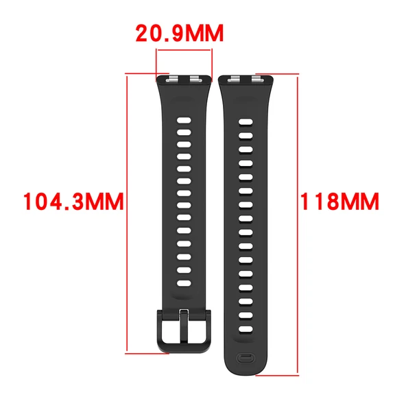 Huawei Band 11 Pro Silikon Klasik Kordon ürün görseli 1