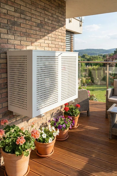 PTTAVM: Klima Motoru/Dış Ünite Gizleme/Koruma Kafesi XL 120x62x150