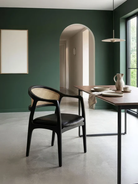 Kensington Rattan İskandinav Ahşap Sandalye ürün görseli 1