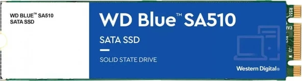 Western Digital Blue SA510 WDS100T3B0B SATA 3.0 1 TB M.2 SSD ürün görseli 1