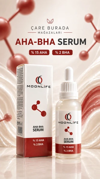 Moonlife - AHA & BHA Serum 30 Ml (%15 AHA & %2 BHA) ürün görseli 1
