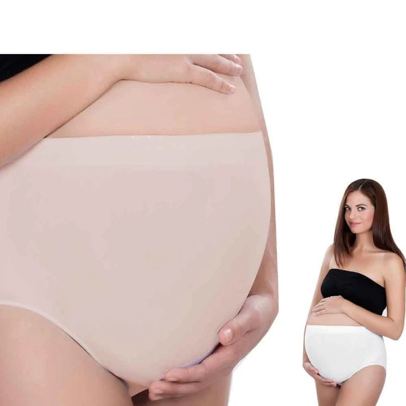 Sema Baby  Hamile Külodu Ekru Large ürün görseli 1