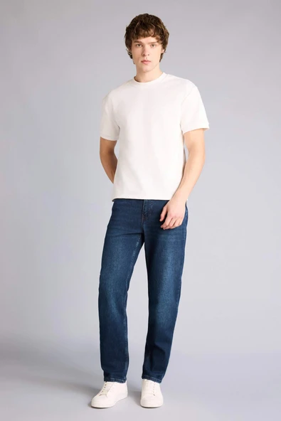 Defacto G5870AXNM34 Mavi Tapered Fıt Pantolon ürün görseli 1