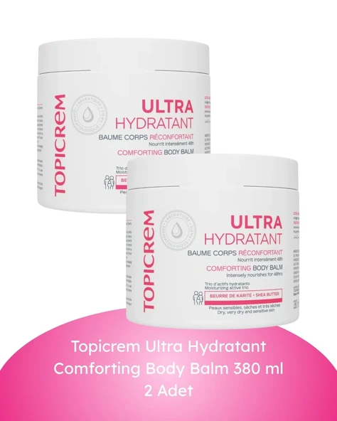 Topicrem Ultra Hydratant Comforting Body Balm 380 ml 2 Adet ürün görseli 1