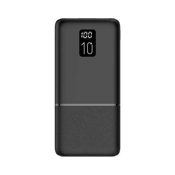 Logia P10 LCD 10000 mAh Powerbak Siyah ürün görseli 1