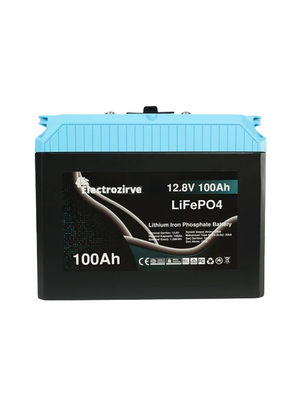 Electrozirve 100 Amper Lityum Akü 12.8V (lifepo4 akü) ürün görseli 1