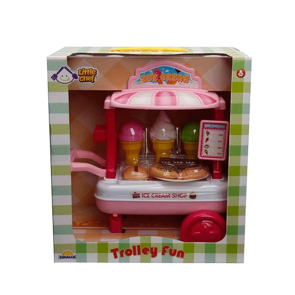 Little Chef Dondurma Arabası Oyun Seti - Resim 2