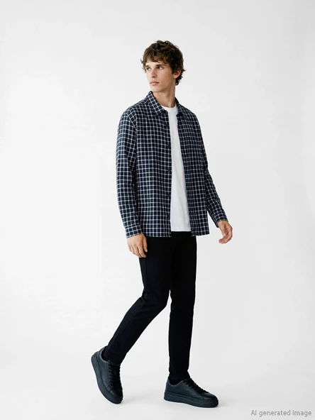 LCW Jeans Siyah 760 Slim Fit Erkek Jean Pantolon ürün görseli 1
