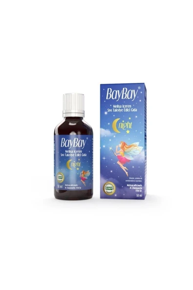 Baybay Night Melisa İçeren Bitkisel Damla 50 Ml - Resim 3