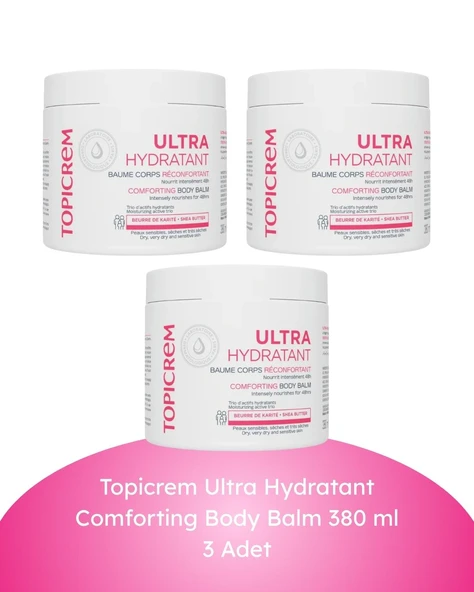 Topicrem Ultra Hydratant Comforting Body Balm 380 ml 3 Adet ürün görseli 1