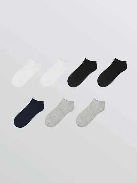 LCW ACCESSORIES Karışık Erkek Sneaker Çorap 7'li ürün görseli 1