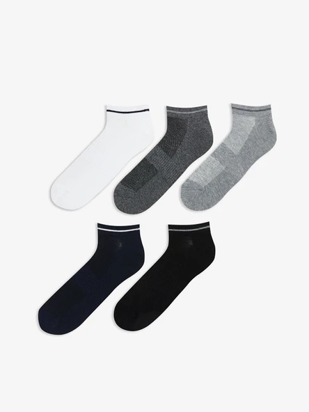 LCW ACCESSORIES Karışık Erkek Patik Çorap 5'li ürün görseli 1