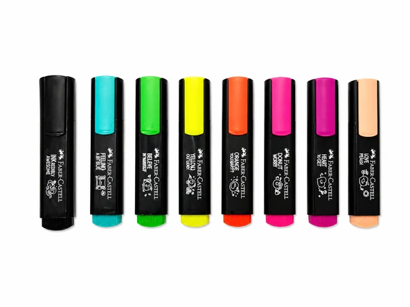 FABER-CASTELL GRAFİTİ TEXTLİNER 46 8X - Resim 2