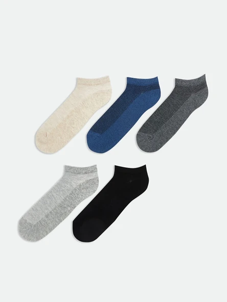 LCW ACCESSORIES Karışık Erkek Patik Çorap 5'li ürün görseli 1