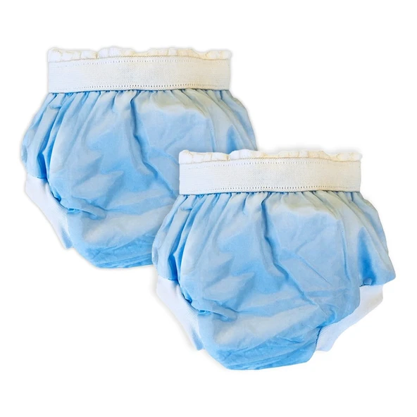 Sema Baby 2'li Lüks Alıştırma Külodu 10-15 kg - Mavi ürün görseli 1