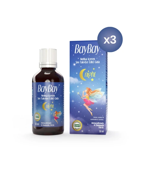 Baybay Night Melisa İçeren Bitkisel Damla 50 Ml ürün görseli 1