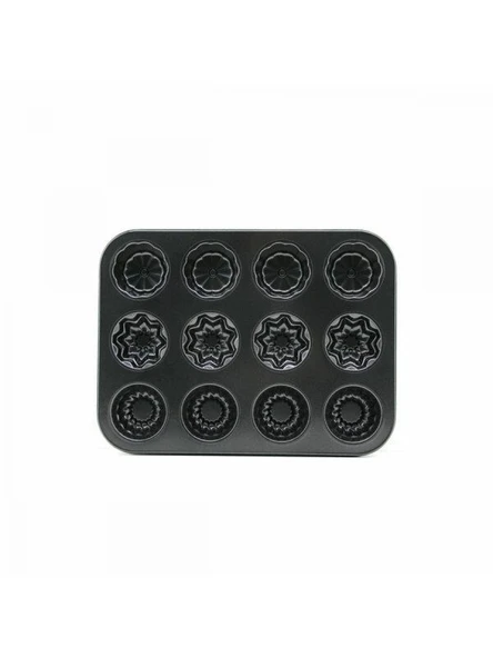 Baysa Metal Muffin Kalıbı 12'li ürün görseli 1