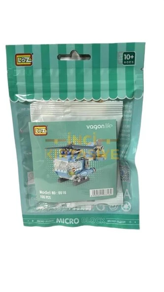 LOZ Helikopter 150 Parça Block Oyuncak – Mini Poşet - Resim 2
