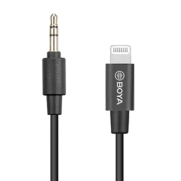 Boya BY-K1 Lightning to 3.5mm Mikrofon Kablosu ürün görseli 1