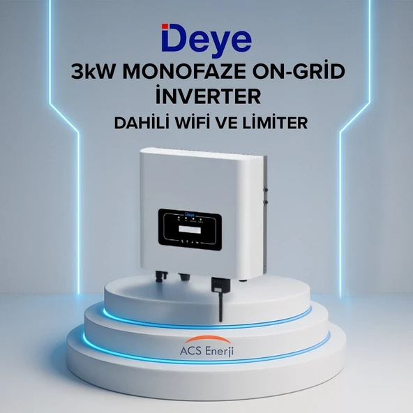 Deye 3KW ON-GRİD MONOFAZE İNVERTER ürün görseli 1