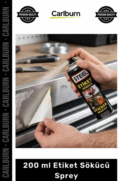 #Sprey Yapışkan Çözücü Hızlı Yüzey Temizleme Güçlü Sticker Giderici 200 ml Etiket Sökücü Sprey ürün görseli 1
