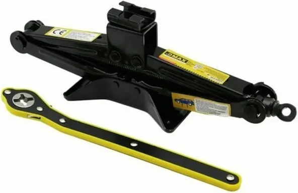 2 Ton Akordiyon Çırcır Kollu Kriko Paslanmaz Krom Gövde DMAX DMX-4104 ürün görseli 1