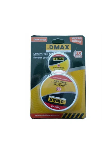 Dmax Lehim Teli Seti 40 gr tel + 10 gr pasta Dmx 4142 ürün görseli 1