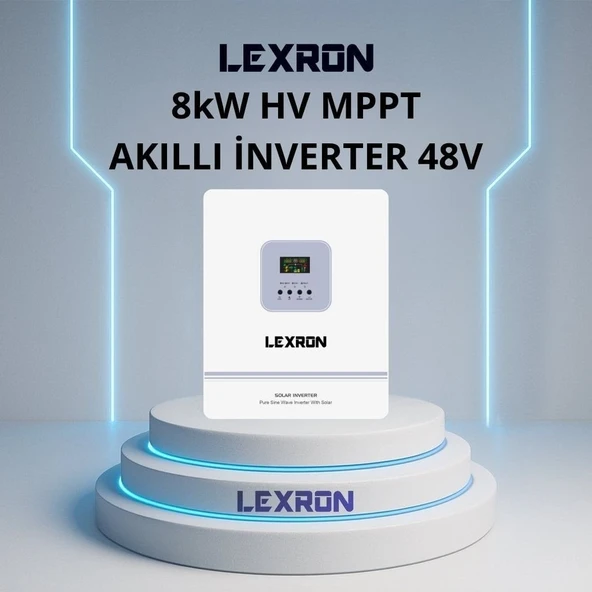 Lexron 8KW HV MPPT AKILLI İNVERTER 48V ürün görseli 1