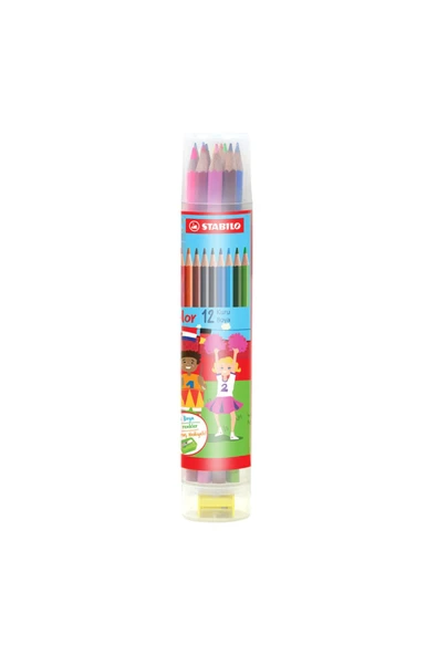 Stabilo Color Kuru Boya 12 Renk Bl-1212/77-pt ürün görseli 1