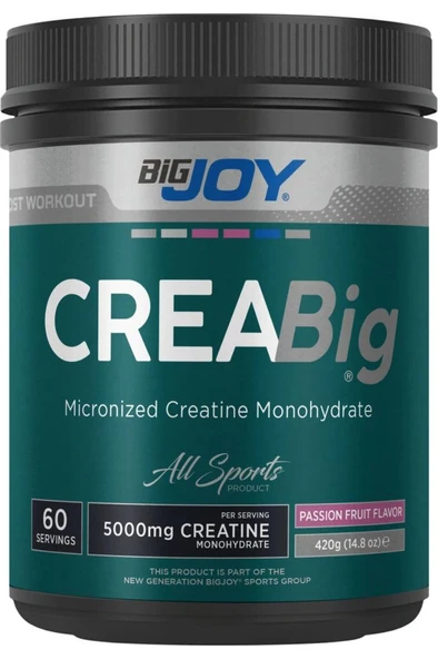 Bigjoy Sports Kreatin Creabig 420gr 60 Servis Çarkifelek ürün görseli 1