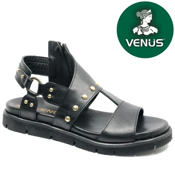 Venüs Tripki Hakiki Deri Comfort Ortopedik Kadın Sandalet ürün görseli 1