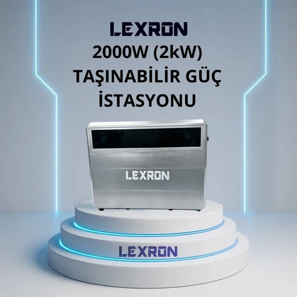 Lexron 2000W (2kW) TAŞINABİLİR GÜÇ İSTASYONU ürün görseli 1