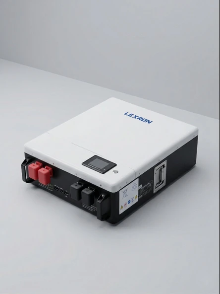 Lexron 100AH 51.2V PREMİUM SERİSİ (DUVAR TİPİ) LİTYUM BATARYA ürün görseli 1