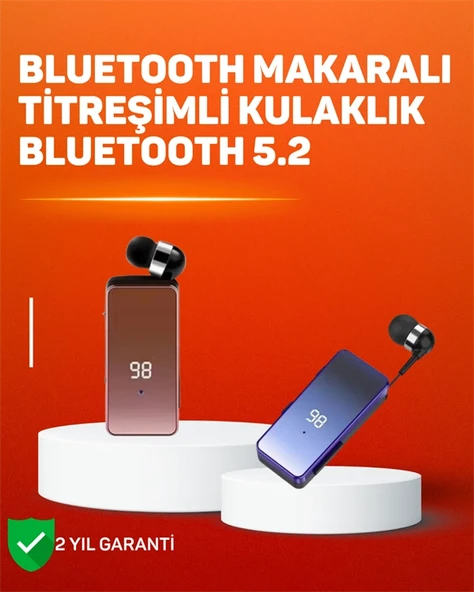 İki Telefona Aynı Anda Bağlanan Bluetooth 5.3 Klipsli Kulaklık – Mfb Çok Noktalı Bağlantı ürün görseli 1